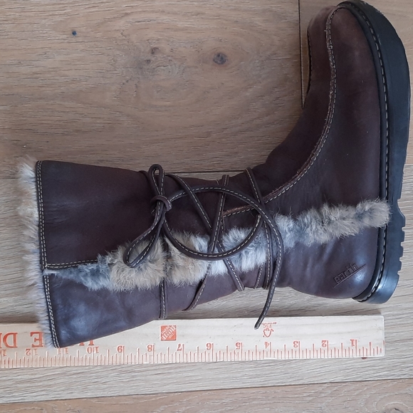 Earth Kalso Alaska Brown Leather Boots 6 - Picture 10 of 10